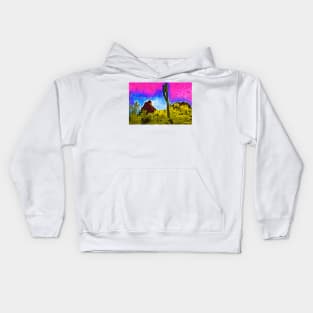 Saguaro In The Desert Kids Hoodie